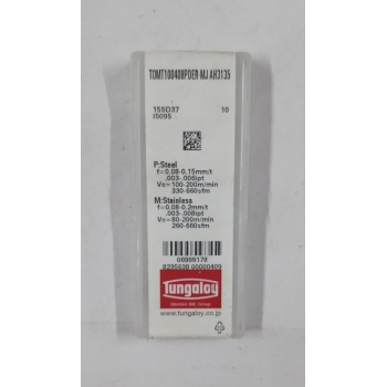 Płytki Wieloostrzowe TOMT100408PDER-MJ AH3135