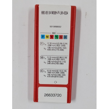 Płytki Wieloostrzowe 880-0604W08H-P-LM 4334