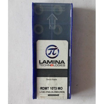 Płytki Wieloostrzowe RDMT10T3MO LT30-PVD