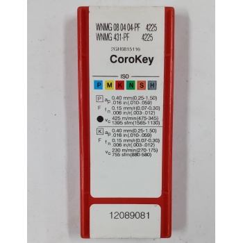 Płytki Wieloostrzowe WNMG080404-PF 4225