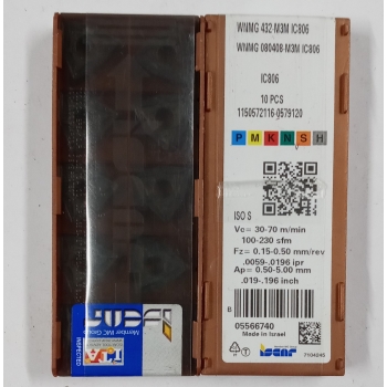 Płytki Wieloostrzowe WNMG080408-M3M IC806