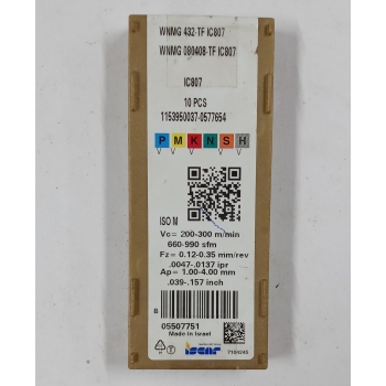 Płytki Wieloostrzowe WNMG080408-TF IC807