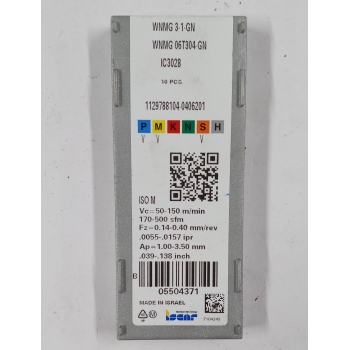 Płytki Wieloostrzowe WNMG06T304-GN IC3028