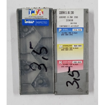 Płytki Wieloostrzowe 22ERM3.50 ISO IC908 5szt.