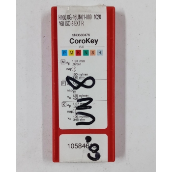 Płytki Wieloostrzowe R166.0G-16UN01-080 1020