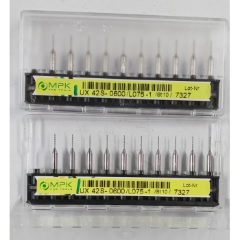 Wiertła Węglikowe fi0.6 L-0.75 Mikro