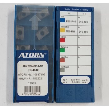 Płytki Wieloostrzowe ADKX120408SR-TR HC4640